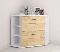 Комод Катрин-7 белый/дуб крафт золотой Комод Катрин-7 белый/дуб крафт золотой
