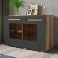 Комод Наоми КМ-10 дуб каньон/графит Комод Наоми КМ-10 дуб каньон/графит