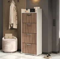 Обувница Дели №3 ясень шимо светлый/шимо темный Обувница Дели №3 ясень шимо светлый/шимо темный