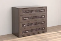Комод 4 ящика Кэт-4 венге/caiman темный Комод 4 ящика Кэт-4 венге/caiman темный