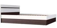 Кровать Ким 1,6 венге/белый глянец Кровать Ким 1,6 венге/белый глянец