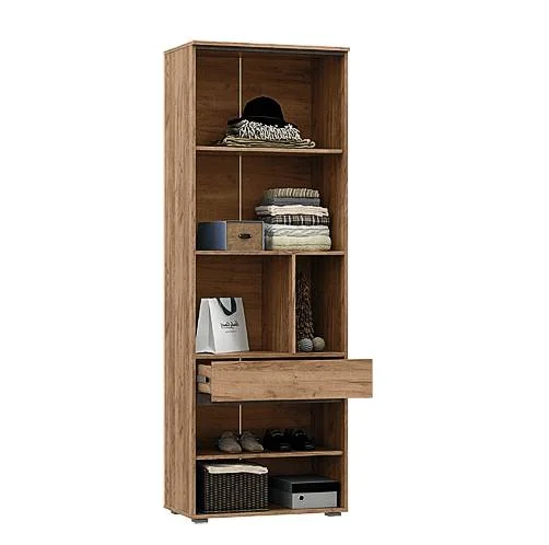 Шкаф высокий Соренто дуб крафт золотой/бетон темный Шкаф высокий Соренто дуб крафт золотой/бетон темный