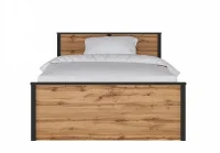 Кровать Лофт LOZ120 дуб вотан/черный Кровать Лофт LOZ120 дуб вотан/черный