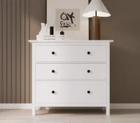 Комод 3 ящика Кымор белый Комод 3 ящика Кымор белый