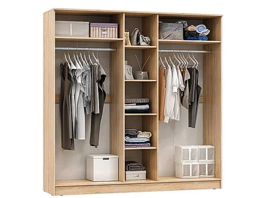 Шкаф 5-ти створчатый Мартина дуб сонома/белый