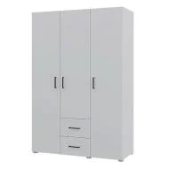 Шкаф Victor (Виктор) 3-х створчатый/2 ящика белый