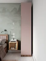 Шкаф Роза 450 орех франклин/пудра скин тренто