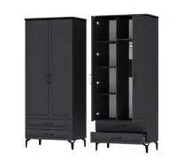 Шкаф Шарм ШК-2 антрацит/рамка