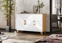 Комод Ирис 1200 браш вайт/дуб крафт Комод Ирис 1200 браш вайт/дуб крафт