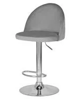 Барный стул LM-3036 серый велюр
