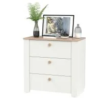 Комод Джастин 16.228.03 белый шагрень/дуб белый Комод Джастин 16.228.03 белый шагрень/дуб белый