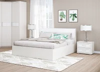 Кровать 1,6 Кэт-4 арт.001-М1 бодега/caiman белый Кровать 1,6 Кэт-4 арт.001-М1 бодега/caiman белый