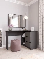 Стол письменный угловой Мори МС-16 графит