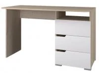 Стол письменный Анталия 1200/3 ящика дуб сонома/белый софт