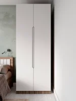 Шкаф Роза 900 орех франклин/белый софт тренто