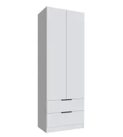 Шкаф Мадрид 0,8 с 2 ящиками белый