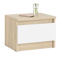 Тумба прикроватная с ящиком ТПМ 400.1 дуб сонома/белый Тумба прикроватная с ящиком ТПМ 400.1 дуб сонома/белый