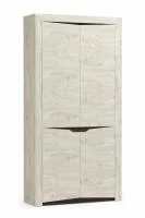 Шкаф для одежды 33.18 Лючия бетон пайн белый