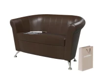 Банкетка 6-5156 Лагуна темно-коричневая