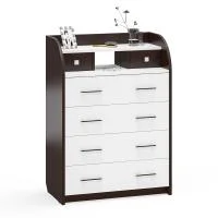 Комод К-6 венге/белый Комод К-6 венге/белый