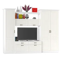 Набор мебели 8 Ливерпуль ясень ваниль/белый