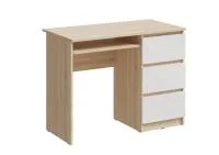 Стол письменный Челси дуб сонома/белый глянец