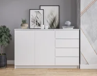 Комод Мори МК 1600.1 белый Комод Мори МК 1600.1 белый