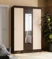 Шкаф-купе Бася венге/дуб молочный