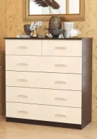 Комод-6 венге/дуб млечный Комод-6 венге/дуб млечный