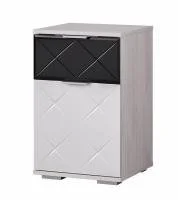 Тумба прикроватная Кимберли ТБ-02 ясень белый/белый глянец Тумба прикроватная Кимберли ТБ-02 ясень белый/белый глянец