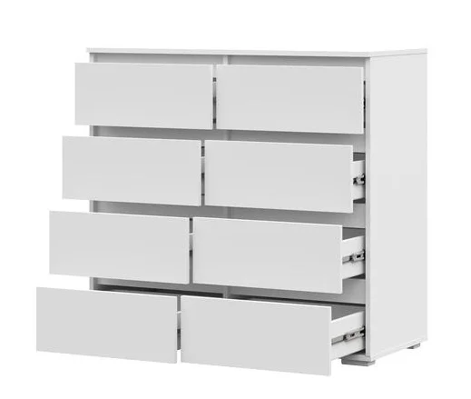Комод 8 ящиков Хелен КМ-04 белый Комод 8 ящиков Хелен КМ-04 белый