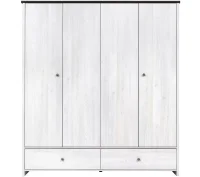 Шкаф платяной Порто SZF4D2S джанни/сосна ларико