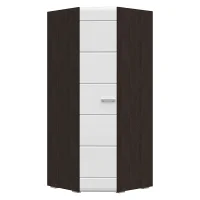 Шкаф угловой одностворчатый Вегас венге/белый глянец Шкаф угловой одностворчатый Вегас венге/белый глянец