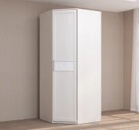 Шкаф угловой Кэт-4 бодега/caiman белый