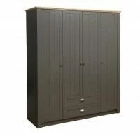 Шкаф для одежды Прованс 37.01 диамант серый