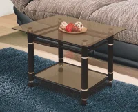 Журнальный стеклянный стол-18 Журнальный стеклянный стол-18