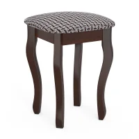 Табурет Мерлин-3 орех, ткань рогожка корфу