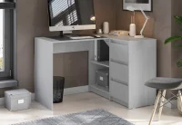 Стол письменный угловой Айден стп06-900 серый