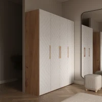 Шкаф Ньерд 1800 дуб вотан/белый софт