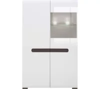 Шкаф с витриной Ацтека REG1W1D/14/9 белый глянец Шкаф с витриной Ацтека REG1W1D/14/9 белый глянец