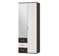 Шкаф 2-х створчатый Белла венге/ясень белый