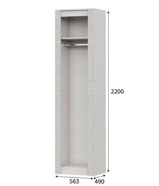 Пенал универсальный Гамма-20 ясень анкор светлый/сандал светлый