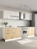 Кухня Дуся 2.0 белый/дуб бунратти