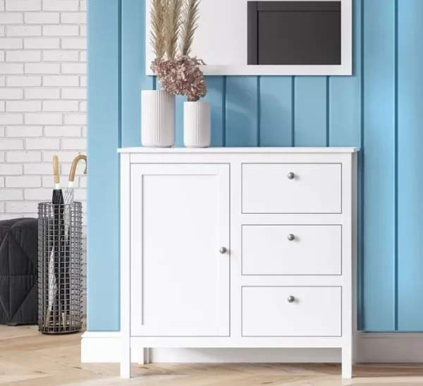 Тумба Ева (Хельга) KOM1D3S/95 белый Тумба Ева (Хельга) KOM1D3S/95 белый