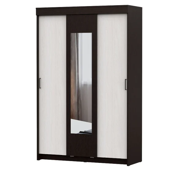 Шкаф-купе ШКП-2 венге/ясень анкор светлый