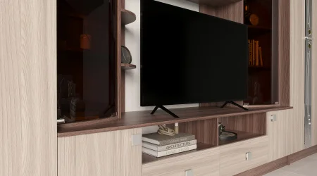 Стенка Венеция ясень шимо темный/ясень шимо светлый