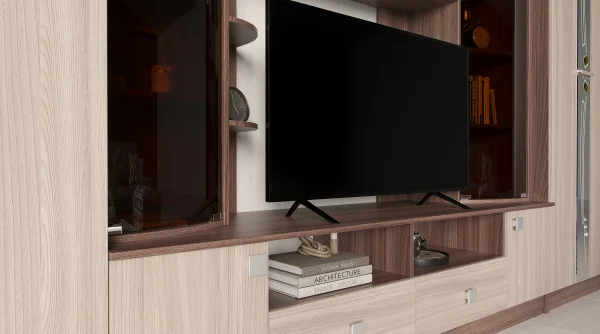 Стенка Венеция ясень шимо темный/ясень шимо светлый