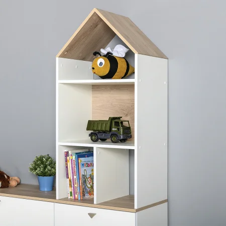 Шкаф комбинированный Эйп 13.14 белый/дуб белый