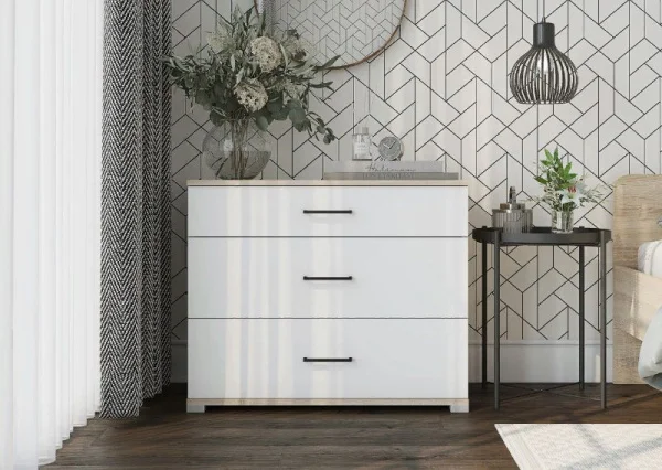 Комод Victor (Виктор) дуб сонома/белый Комод Victor (Виктор) дуб сонома/белый