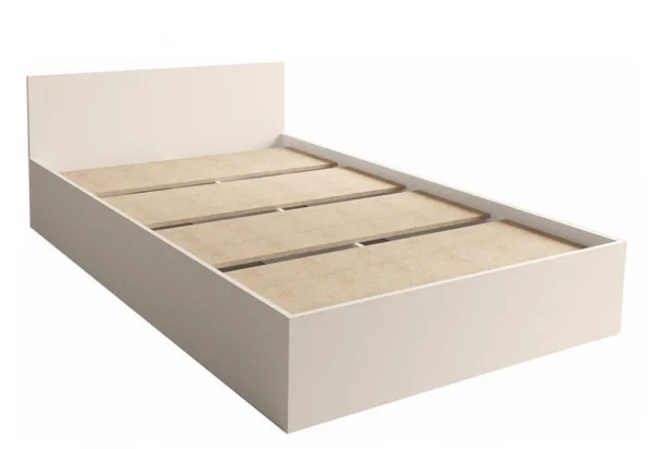 Кровать односпальная Мори КРМ 900.1 сатин Кровать односпальная Мори КРМ 900.1 сатин